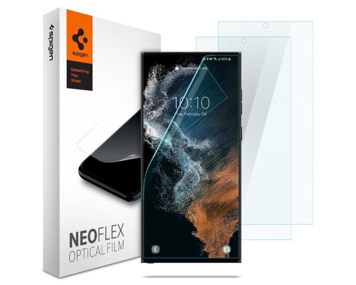 Spigen Neo Flex HD Premium Full Coverage Screen Protector (AFL04137) 2 Pieces (Samsung Galaxy S22 Ultra 5G)