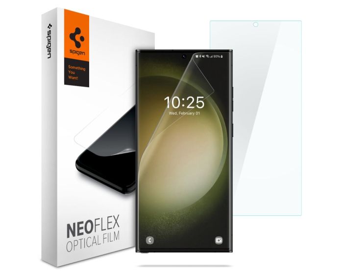 Spigen Neo Flex HD Premium Full Coverage Screen Protector (AFL05943) 2 Pieces (Samsung Galaxy S23 Ultra)