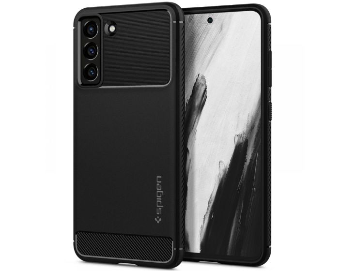 Spigen Rugged Armor Tough Case (ACS03049) Matte Black (Samsung Galaxy S21 FE 5G)