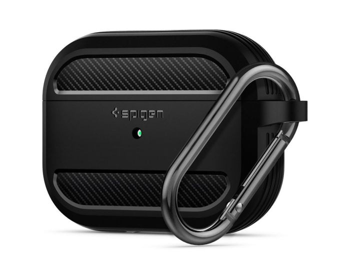 Spigen Rugged Armor Tough Case (ASD00540) Ανθεκτική Θήκη για AirPods Pro - Black