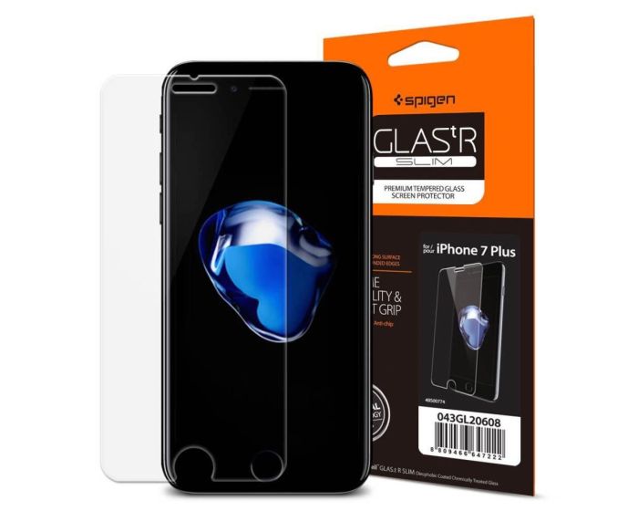 Spigen Oleophobic Coated Glas.tR Slim Premium Tempered Glass (043GL20608) (iPhone 7 Plus / 8 Plus)