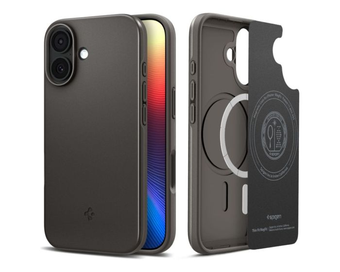 Spigen Thin Fit Mag MagSafe Case (ACS10375) Gunmetal (iPhone 17)