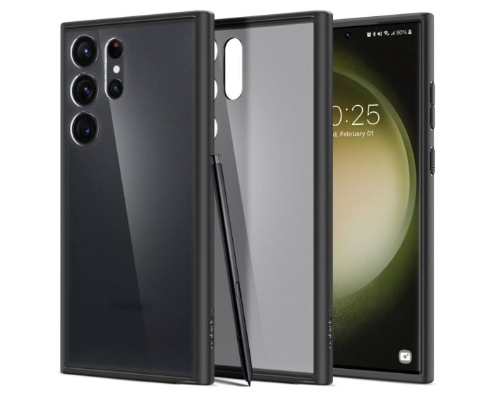 Spigen Ultra Hybrid Case (ACS05619) Matte Frost Black (Samsung Galaxy S23 Ultra)