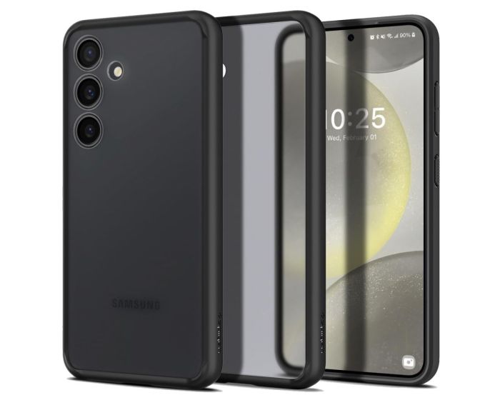 Spigen Ultra Hybrid Case (ACS07353) Frost Black (Samsung Galaxy S24)