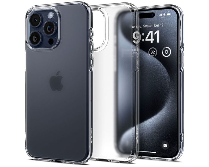 Spigen Ultra Hybrid Case (ACS06708) Frost Clear (iPhone 15 Pro)