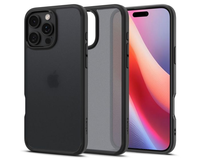 Spigen Ultra Hybrid Case (ACS08124) Frost Black (iPhone 16 Pro)