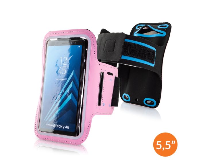 Sport Case Armband Pink Θήκη για το Μπράτσο OEM για Κινητά 5'' - 5.5''