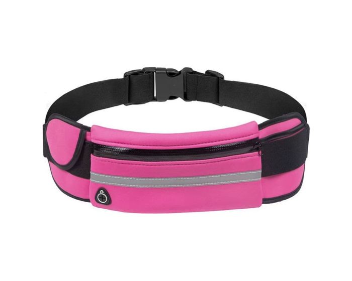 Sport Universal Running Bag Αθλητικό Τσαντάκι με Έξοδο Ακουστικών Design 1 - Fuchsia - MT83829
