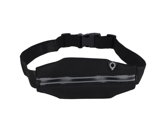 Sport Universal Running Bag Αθλητικό Τσαντάκι με Έξοδο Ακουστικών Design 4 - Black - MT83825