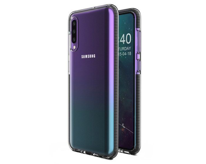 Spring Case Διάφανη Θήκη Σιλικόνης Black (Samsung Galaxy A40)