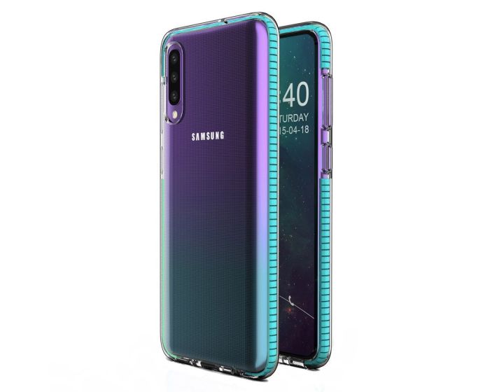 Spring Case Διάφανη Θήκη Σιλικόνης Light Blue (Samsung Galaxy A40)