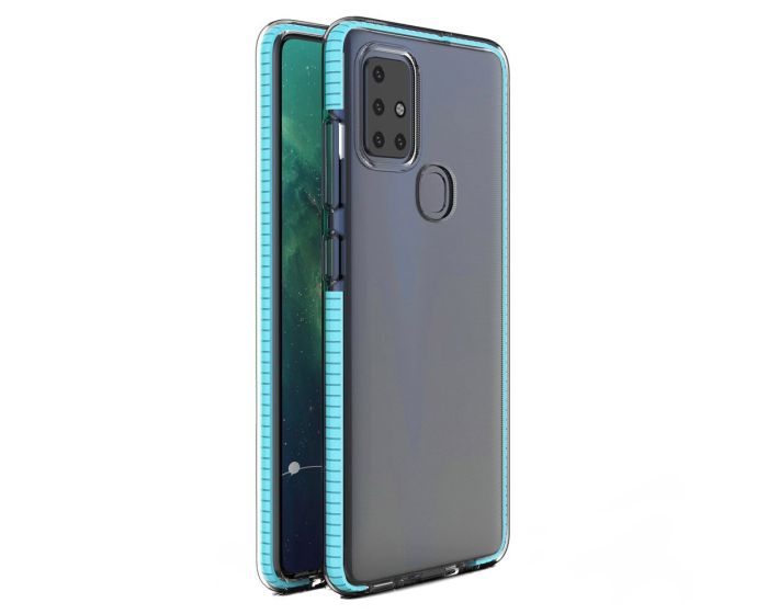 Spring Case Διάφανη Θήκη Σιλικόνης Light Blue (Samsung Galaxy A21s)