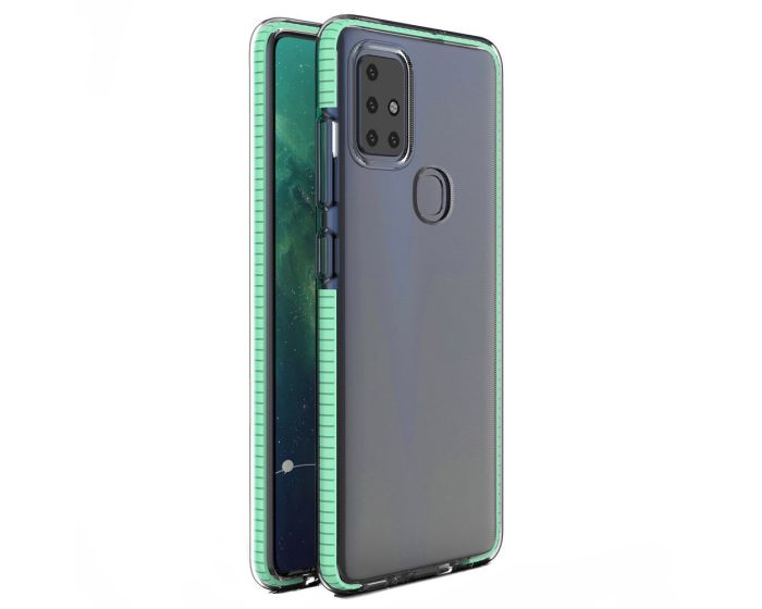 Spring Case Διάφανη Θήκη Σιλικόνης Mint (Samsung Galaxy A21s)