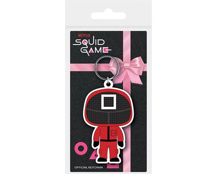 Squid Game (Square Guard) Rubber Keychain - Μπρελόκ