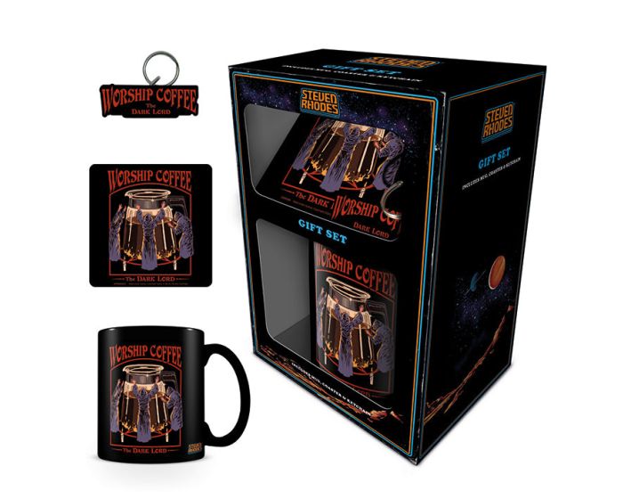 Steven Rhodes (Worship Coffee) Mug, Coaster and Keychain Set
