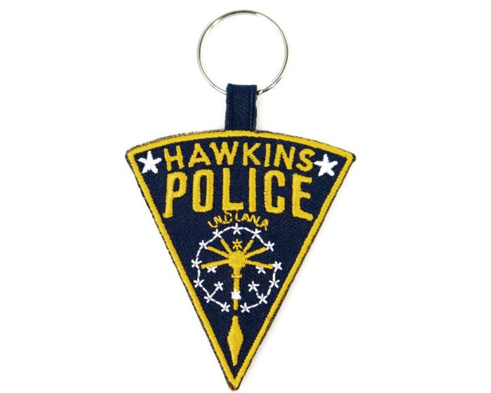 Strager Things (Hawkins Police) Woven Keychain - Μπρελόκ