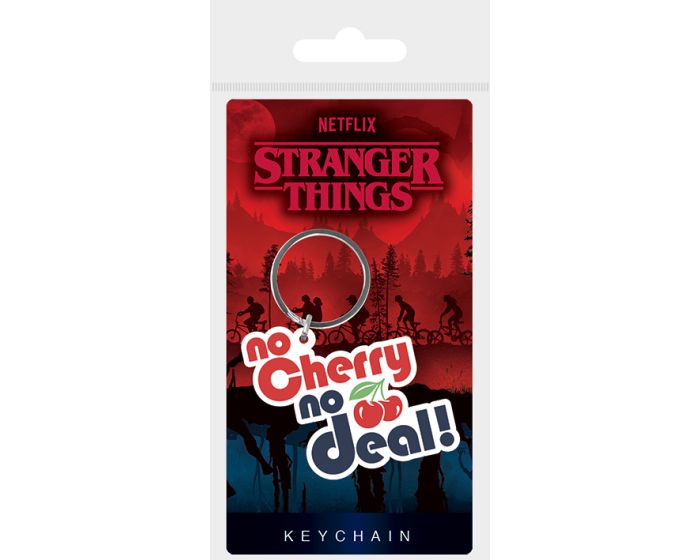 Stranger Things (No Cherry No Deal) Rubber Keychain - Μπρελόκ