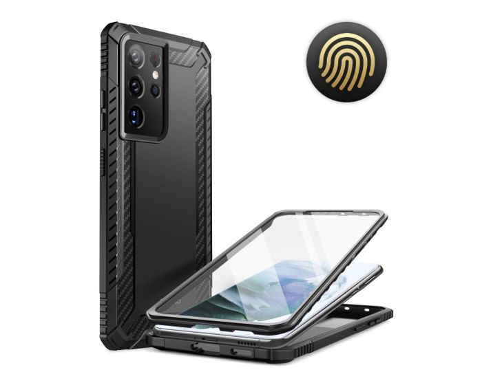 SUPCASE Ανθεκτική Θήκη Clayco Xenon - Black (Samsung Galaxy S21 Ultra 5G)