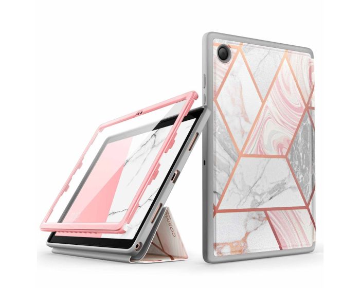 i-Blason Cosmo Cover Case With Built-In Screen Protector Marble (Samsung Galaxy Tab A8 10.5)