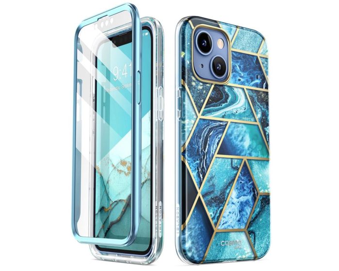 i-Blason Ανθεκτική Θήκη Cosmo Full Body Case With Built-In Screen Protector Ocean Blue (iPhone 14 Plus)