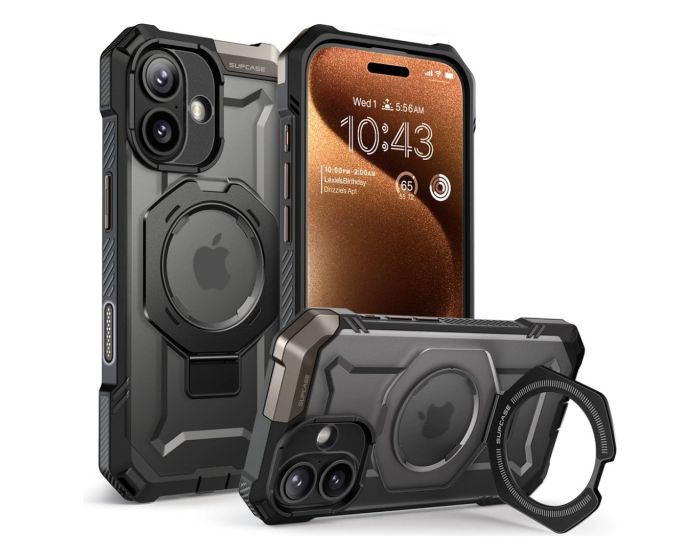 SUPCASE Ανθεκτική Θήκη UB Grip Mag MagSafe - Black (iPhone 17) - MT80378