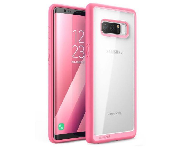 SUPCASE Ανθεκτική Θήκη Unicorn Beetle Style - Clear / Pink (Samsung Galaxy Note 8)
