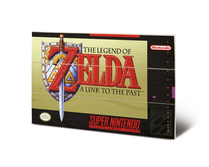 Super Nintendo (The Legend Of Zelda) Wood Print - Ξύλινη Ταμπέλα Διακόσμησης 20x29.5cm