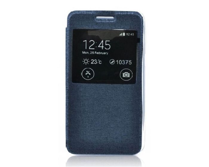 Forcell S View Flexi Flip Case Blue (Sony Xperia E4g)