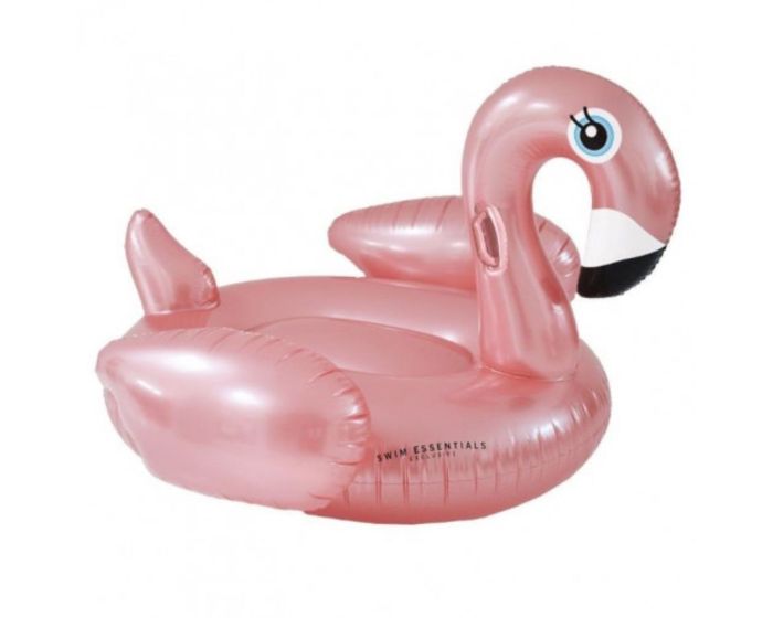 Swim Essentials Στρώμα Θαλάσσης 160cm για Παιδιά από 6 Ετών - Rose Gold Flamingo
