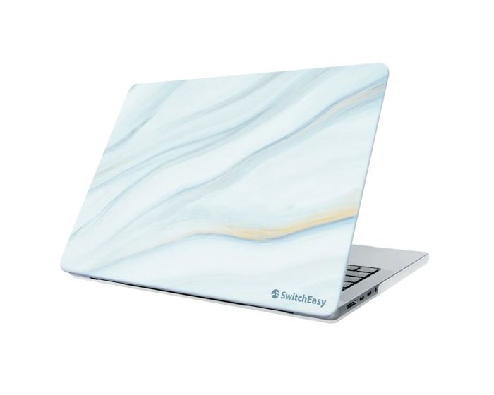 SwitchEasy Marble Protective Case Σκληρή Θήκη - Κάλυμμα Cloudy White (Macbook Pro 13 2016 - 2022)