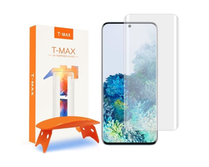 T-MAX Glass (Liquid Dispersion Tech) Full Cover Tempered Glass Screen Protector (Samsung Galaxy S20 Plus)