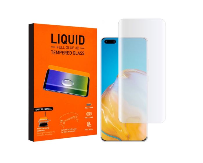 T-MAX Glass (Liquid Dispersion Tech) Full Cover Tempered Glass Replacement (Huawei P40 Pro)