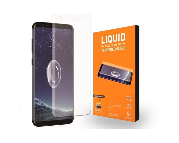 T-MAX Glass (Liquid Dispersion Tech) Full Cover Tempered Glass Replacement (Samsung Galaxy S8)