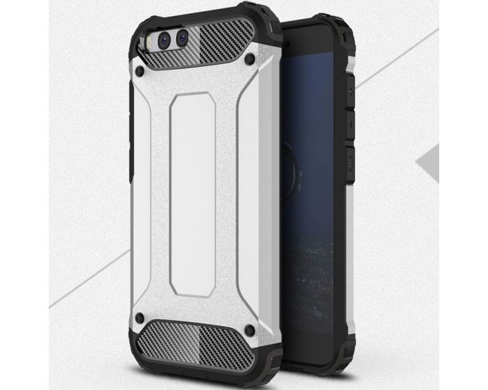 Forcell Hybrid Tech Armor Case Ανθεκτική Θήκη - Silver (Xiaomi Redmi Note 5A)