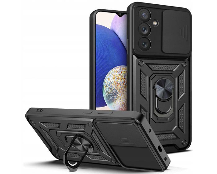 TECH-PROTECT Camshield Pro Hard Case Σκληρή Θήκη με Κάλυμμα Κάμερας - Black (Samsung Galaxy A14 4G / 5G)