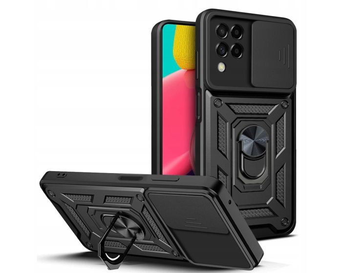 TECH-PROTECT Camshield Pro Hard Case Σκληρή Θήκη με Κάλυμμα Κάμερας - Black (Samsung Galaxy M33 5G)