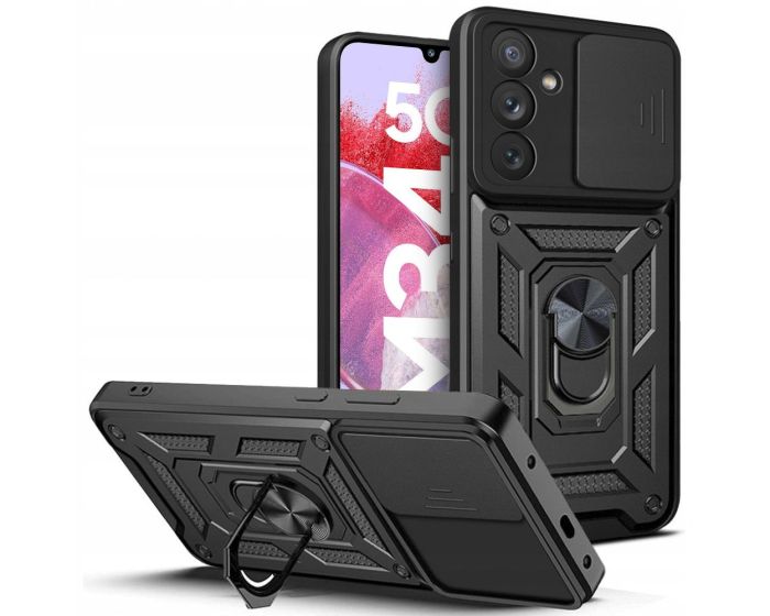 TECH-PROTECT Camshield Pro Hard Case Σκληρή Θήκη με Κάλυμμα Κάμερας - Black (Samsung Galaxy M34 5G)