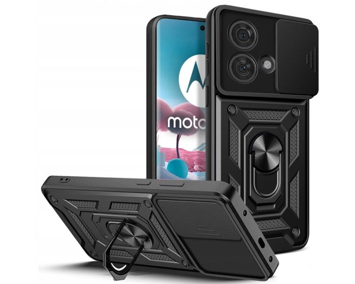 TECH-PROTECT Camshield Pro Hard Case Σκληρή Θήκη με Κάλυμμα Κάμερας - Black (Morotola Moto Edge 40 Neo)