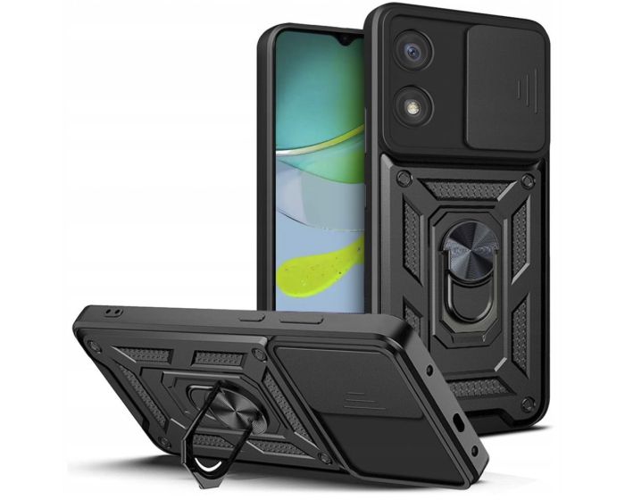 TECH-PROTECT Camshield Pro Hard Case Σκληρή Θήκη με Κάλυμμα Κάμερας - Black (Motorola Moto E13)
