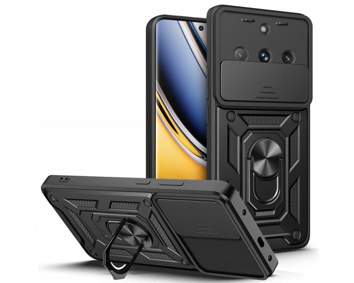TECH-PROTECT Camshield Pro Hard Case Σκληρή Θήκη με Κάλυμμα Κάμερας - Black (Realme 11 Pro 5G / 11 Pro Plus 5G)