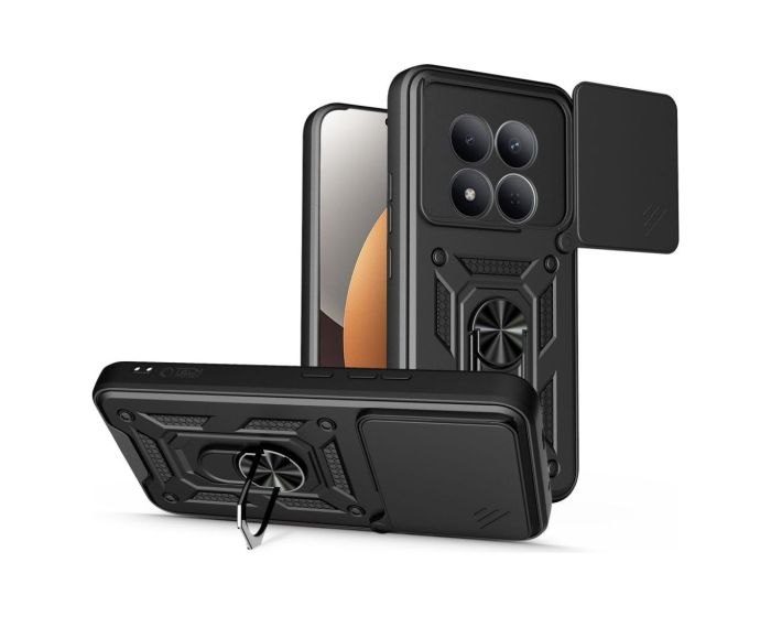 TECH-PROTECT Camshield Pro Hard Case Σκληρή Θήκη με Κάλυμμα Κάμερας - Black (Xiaomi Redmi Note 15 Pro Plus 5G / Poco M8 Pro 5G) - MT83290