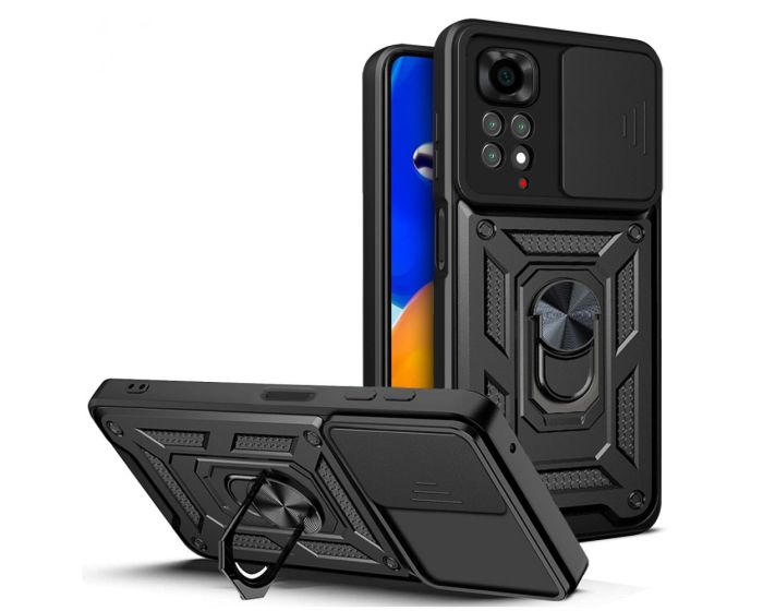 TECH-PROTECT Camshield Pro Hard Case Σκληρή Θήκη με Κάλυμμα Κάμερας - Black (Xiaomi Redmi Note 11 Pro 4G / 11 Pro 5G / 12 Pro 4G)