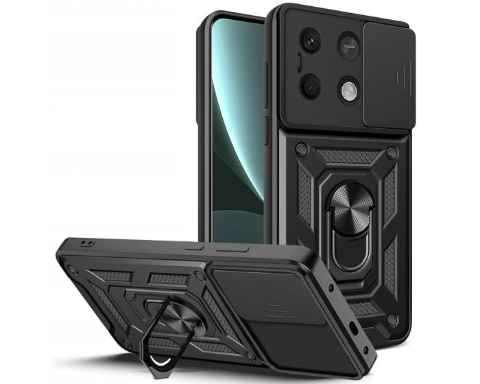TECH-PROTECT Camshield Pro Hard Case Σκληρή Θήκη με Κάλυμμα Κάμερας - Black (Xiaomi Redmi Note 13 5G)