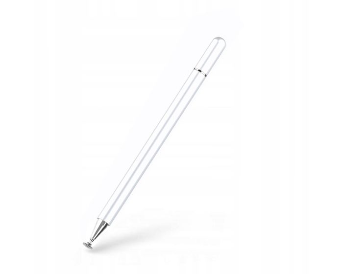 TECH-PROTECT Charm Stylus Pen Γραφίδα για Tablet / Smartphone - White / Silver