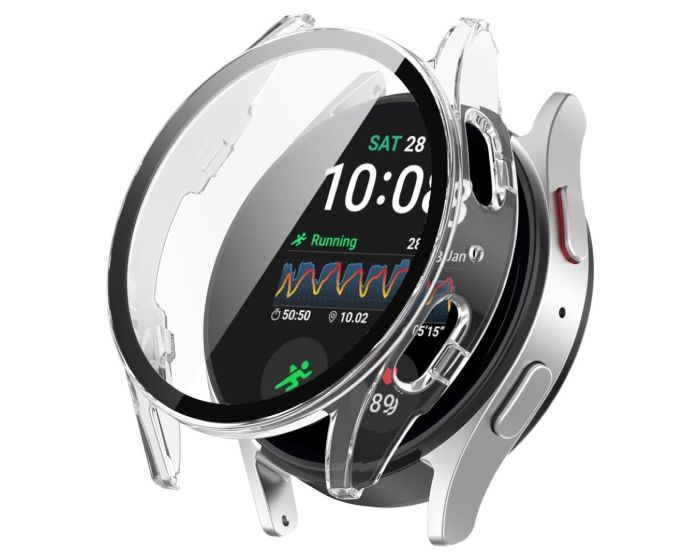 TECH-PROTECT Defense 360 Case (Samsung Galaxy Watch 7 44mm) - Clear