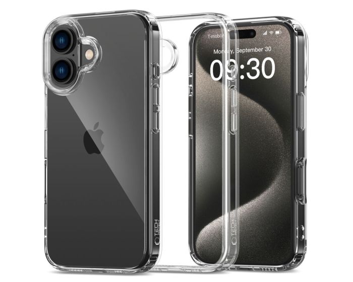 TECH-PROTECT Flexair Hybrid Case Ανθεκτική Θήκη Διάφανο (iPhone 16)