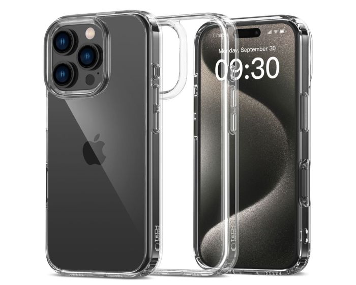 TECH-PROTECT Flexair Hybrid Case Ανθεκτική Θήκη Διάφανο (iPhone 16 Pro)