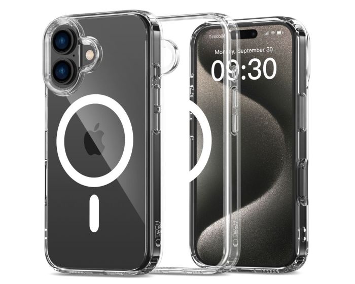 TECH-PROTECT Flexair Hybrid Magsafe Case Θήκη Σιλικόνης Διάφανο (iPhone 16)