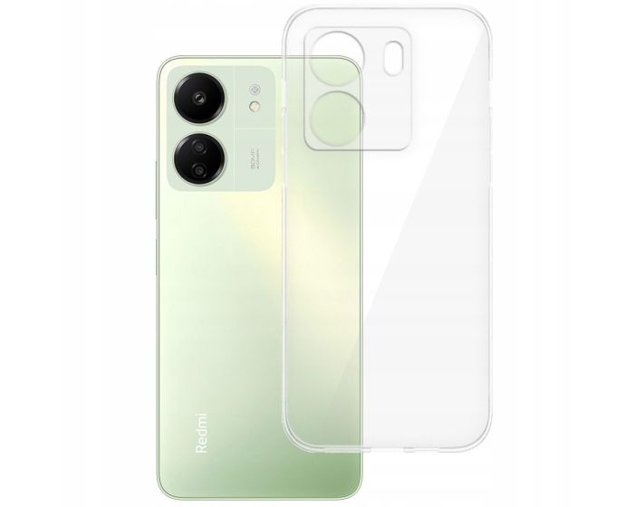 TECH-PROTECT Flexair Plus Crystal Case Θήκη Σιλικόνης Διάφανο (Xiaomi Redmi 13C / Poco C65)