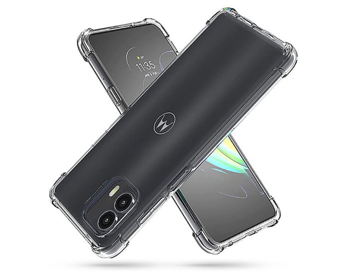 TECH-PROTECT Flexair Pro Crystal Case Θήκη Σιλικόνης Διάφανο (Motorola Moto G73 5G)